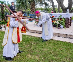 Bishop Pohlmeier shares message of Jesus’ thirst for souls at Founder’s Day