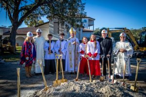 San Jose breaks ground on new classrooms, parish hall and columbarium