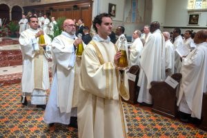 Sacramental oils blessed, priests’ promises renewed during Chrism Mass